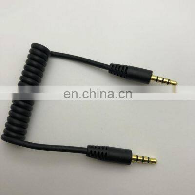 3 5Mm Quadrupole Audio Video Cables Type Audio Cable Adapter Type Quadrupole  Spring Cable Plated With Real Gold Head