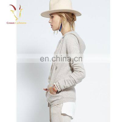 Lady Hood Sweater,Hoodies for Women,Hooded Cardigan With Long Zipper photo-3