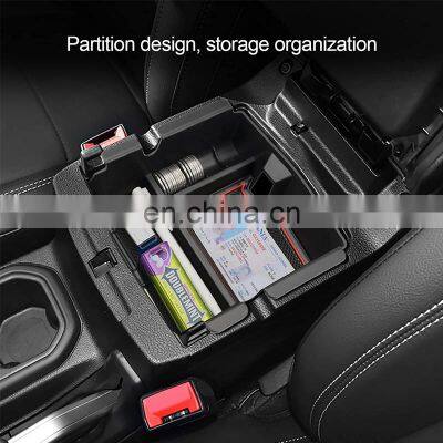 Interior Accessories Parts Silicone Armrest Rest Storage Box Center Control Console Organizer Tray For Jeep Gladiator Jt 20-21 photo-3