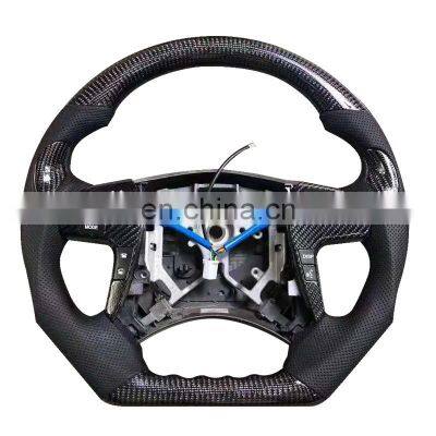Auto Car Carbon Fiber Car Multinational Button Steering Wheel Covers for Toyota Hilux Vigo 2014 photo-2