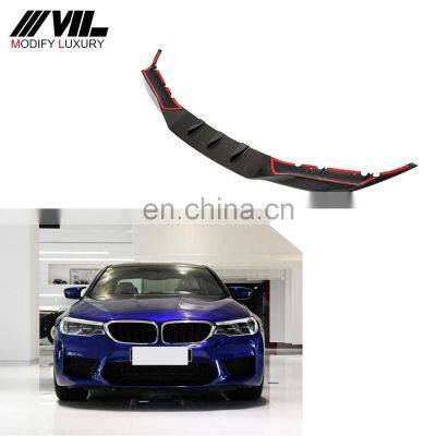 F90 Carbon Fiber Car Bumper Lip for BMW F90 M5 Sedan 4-Door 2018-2019