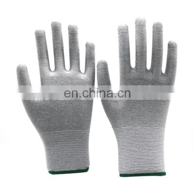 Best-Selling White PU Polyester Work Gloves Liner With No Coating