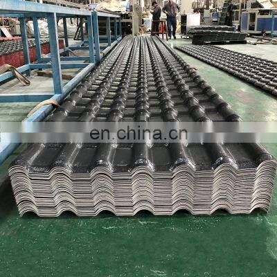 Modern Style Roof Building Materials High Quality Fireproof Color Plastic Synthetic Resin Tiles
