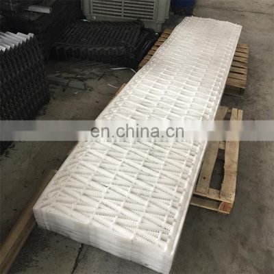 PVC cross flow fill sheet 730mm for cooling tower industry