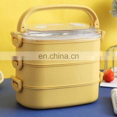 Hot Sale Wholesale Warmer Custom Logo Stainless Steel 3 Layer Bento Lunch Box Kids School photo-4