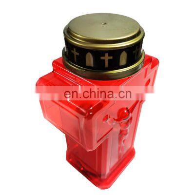 High Quality Led Flameless Graveyard Lantern Christmas Outdoor Cross Church Light for Cemetery Battery Operated Grave Candle photo-4