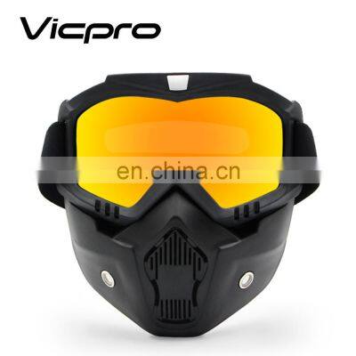 Mountain Bike Goggles Ski Snowboard Goggles Windproof Dustproof Safety Eyewear for Dirt Bike Off Road Racing Motocross Motorbike