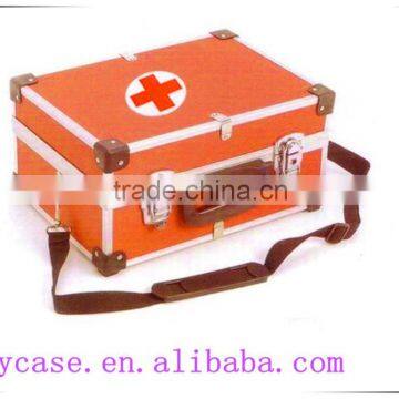 warterproof shell first aid case with should harness for medicine carrying