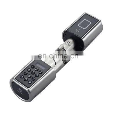 Smart card door lock with mobile app for hotel key card lock nfc door lock