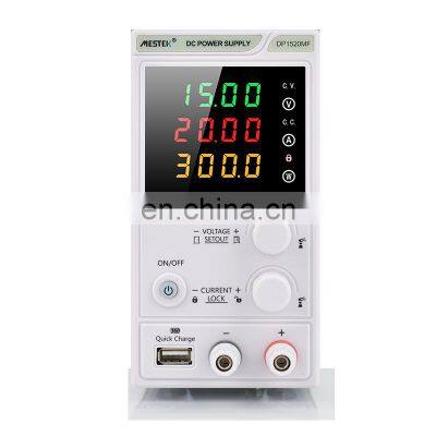 High Precision 4 Digits DC Regulated Power Supply 15V 20A DM1520MF LED Display Laboratory Switching Power Supply