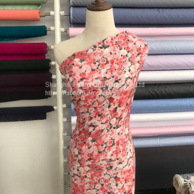 Latest Design Digital Poplin Low Moq Custom Logo Print Fabric Cotton photo-2