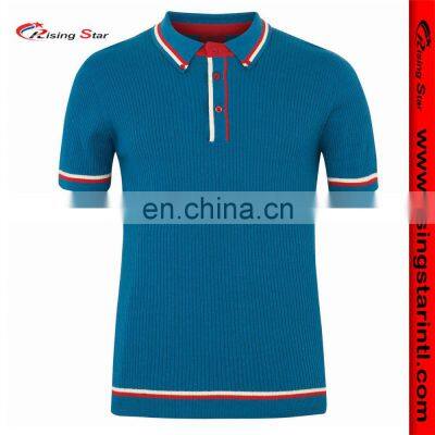 Wholesale Custom Design High Quality Plain Mens Golf Lapel Polo Shirt for Sports Men Casual Smart Embroidered photo-2