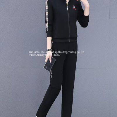 Casual Sportswear Suit Women's Spring And Autumn New Fashion Autumn Two-Piece Suit photo-3