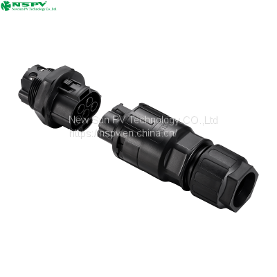 China Factory Solar AC 5P Connectors Panel to Panel Type Inverter ac Connector photo-3