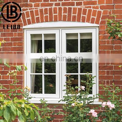 Horizontal Opening Pattern and Plastic Frame UPVC window customized size