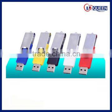 Classic Plastic Swivel Flash Drive, Accept Customized Logo Printing, Data Preload and Auto-run