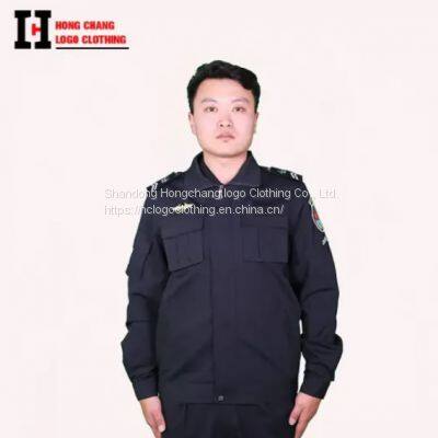 Security Check Black Training Uniform Jacket Uniform
