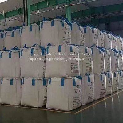 Factory Supply 1ton Bulk Bag PP Q Bag Laminated FIBC Super Sack Baffle Jumbo Bag 1.5ton Sling Tote Bag 1500kg Dustproof Big Bag