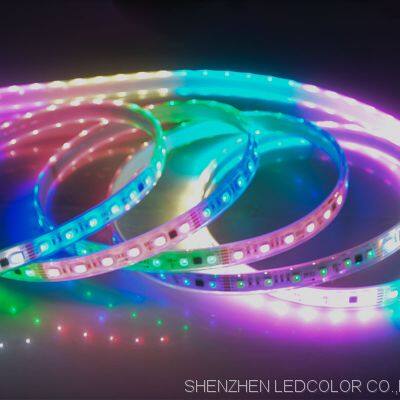 DMX512 RGBW DC24V/12V Factory Custom Length Voltage Waterproof Level Addressable Rgbw Led Strip photo-5