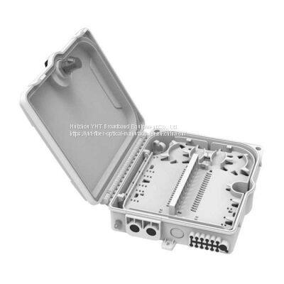 Outdoor 12pcs FTTH Drop Cable Port 1*8 PLC Splitter Telecommunication Box Closure 12 Port FTTH Box photo-5