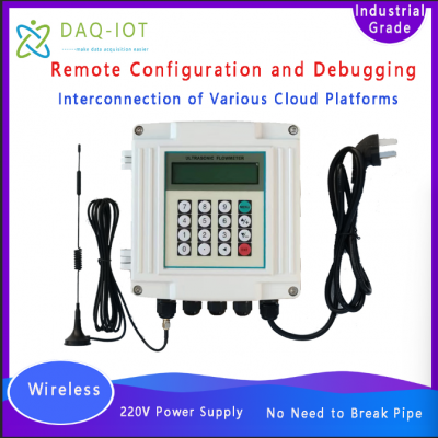 Wireless Clamp-on Ultrasonic Flow Meter / Heat Meter