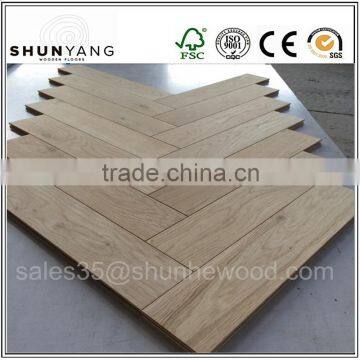 Unfinished Oak Parquet Wood Flooring