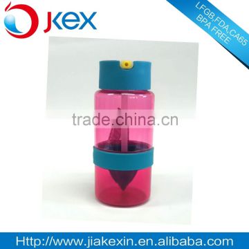 tritan water juice bottle with silicone grip