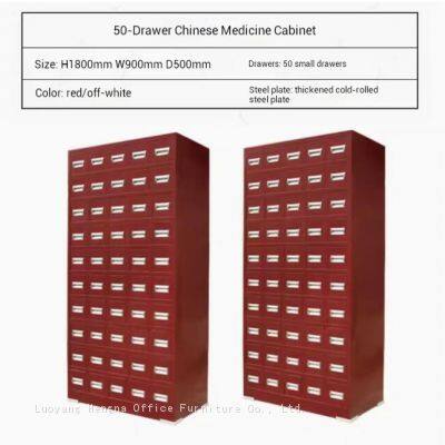 Community Health Center TCM Cabinet - Space-Saving Herbal Storage Solution