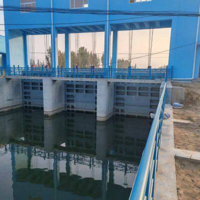 Steel Sluice Gate, River Channel Gate Valve, Cast Iron Hoist Integrated Gate, Control Gate, Flood Discharge and Flood Control Gate Manufacturer photo-2