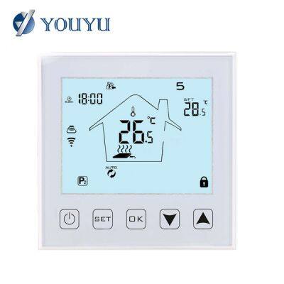 High Quality Radiant Floor Touch Screen Heating Thermostat photo-2