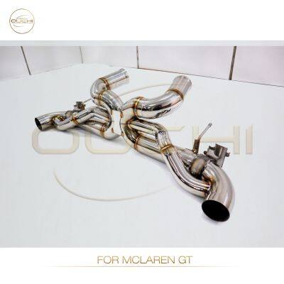 Система выхлопа SS304 Catback для Mclaren GT с глушителем и наконечниками. Высокопроизводительные детали выхлопной системы автомобиля