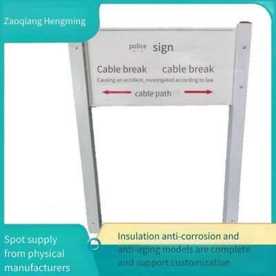 композитный материал из стекловолокнистого пластика (FRP) для дорожных знаков безопасности, размер 600*1100*2000 мм