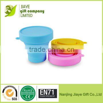 Stylish Silicone Folding Coffee Cup with Lids