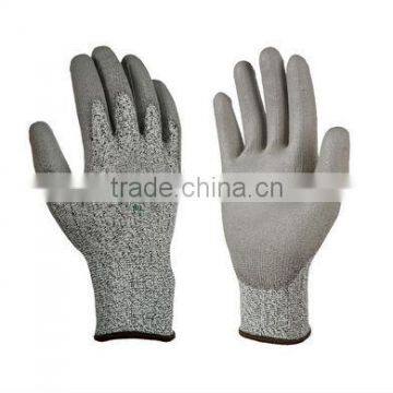 anti cut work gloves with PU coated