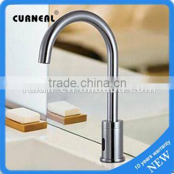 Brass Chromed Bathroom Automatic Wash Basin Sensor Faucet