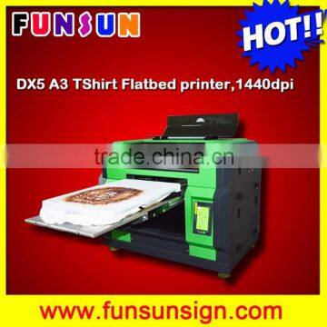 a3 printing size canvas printer with dx5 head 1440dpi t shirt printing