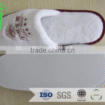 waffle open toe suitable slippers for hotels /washable hotel towelling slippers