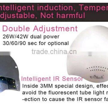 White Housing 42w Sunshine Led Nail Lamp With Fan photo-6