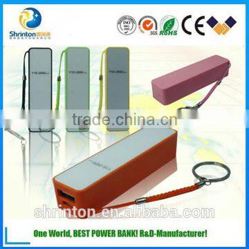 manufacturer wholesale 2600mah power bank of innovative products for smart phone