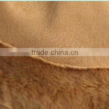 Changshu hot selling PV plush fabric for soft clothes