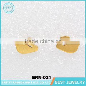 Promotional Price Fashion Gold Plated Earring Cute Duck Shape Earrings Jewelry Gold, Wholesale Stainless Steel Earring