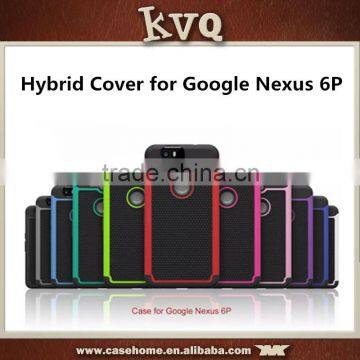 Hybrid Rugged Rubber Hard Shockproof Skin Case Cover For Google Nexus 6p photo-2