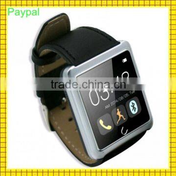 waterproof Distance mileage leather band u10 smart watch