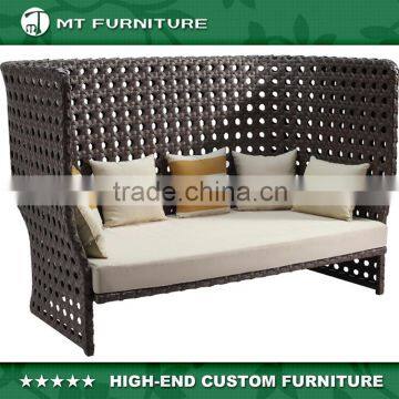antique plastic rattan modern design furniture outdoor chaise lounge