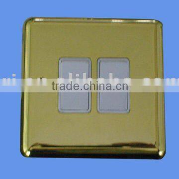 wall switch+metal panel