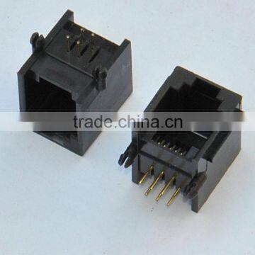 TOP Entry RJ12 PCB Telephone connector/Jack