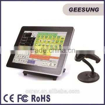 15 inch POS touch screen with POS machine price /printer
