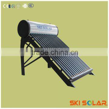 evacuated 10 tubes solar water heater solar system