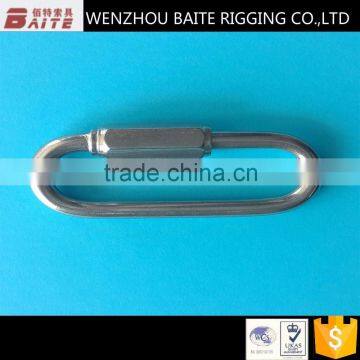 Stainless Steel AISI 316/304 Wide Jaw Cararbiner Type Quick Link Chain In China Hardware Rigging Manufacturer photo-4