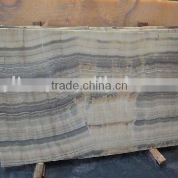 Black bamboo onyx slab